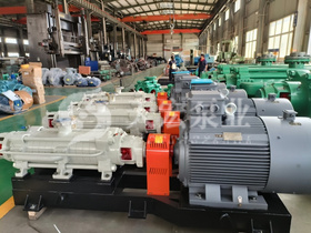 <b>江苏某化纤公司订购2台DF100-60×4耐腐蚀多级化工泵</b>