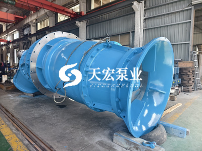 某大型火电厂循环水系统采购天宏泵业32LBXB-13.4斜流泵